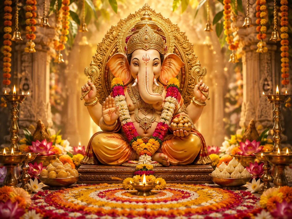 Ganesh Chaturthi — Ten-day welcoming of Ganesha — the remover of obstacles, the patron of beginnings.