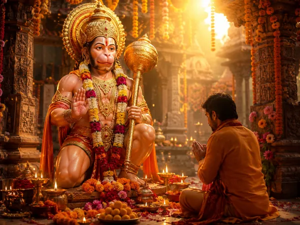 Hanuman Jayanti — The birth of Hanuman — devotion, strength, and selfless service personified.